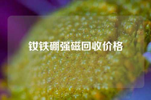 钕铁硼强磁回收价格