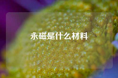 永磁是什么材料