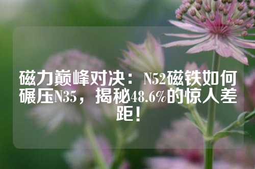 磁力巅峰对决：N52磁铁如何碾压N35，揭秘48.6%的惊人差距！