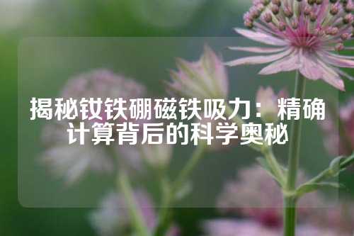 揭秘钕铁硼磁铁吸力：精确计算背后的科学奥秘