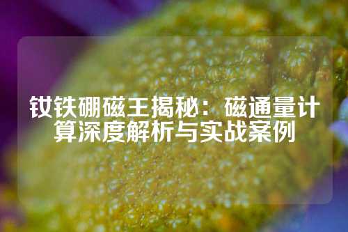 钕铁硼磁王揭秘：磁通量计算深度解析与实战案例