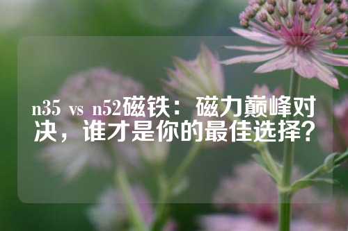 n35 vs n52磁铁：磁力巅峰对决，谁才是你的最佳选择？